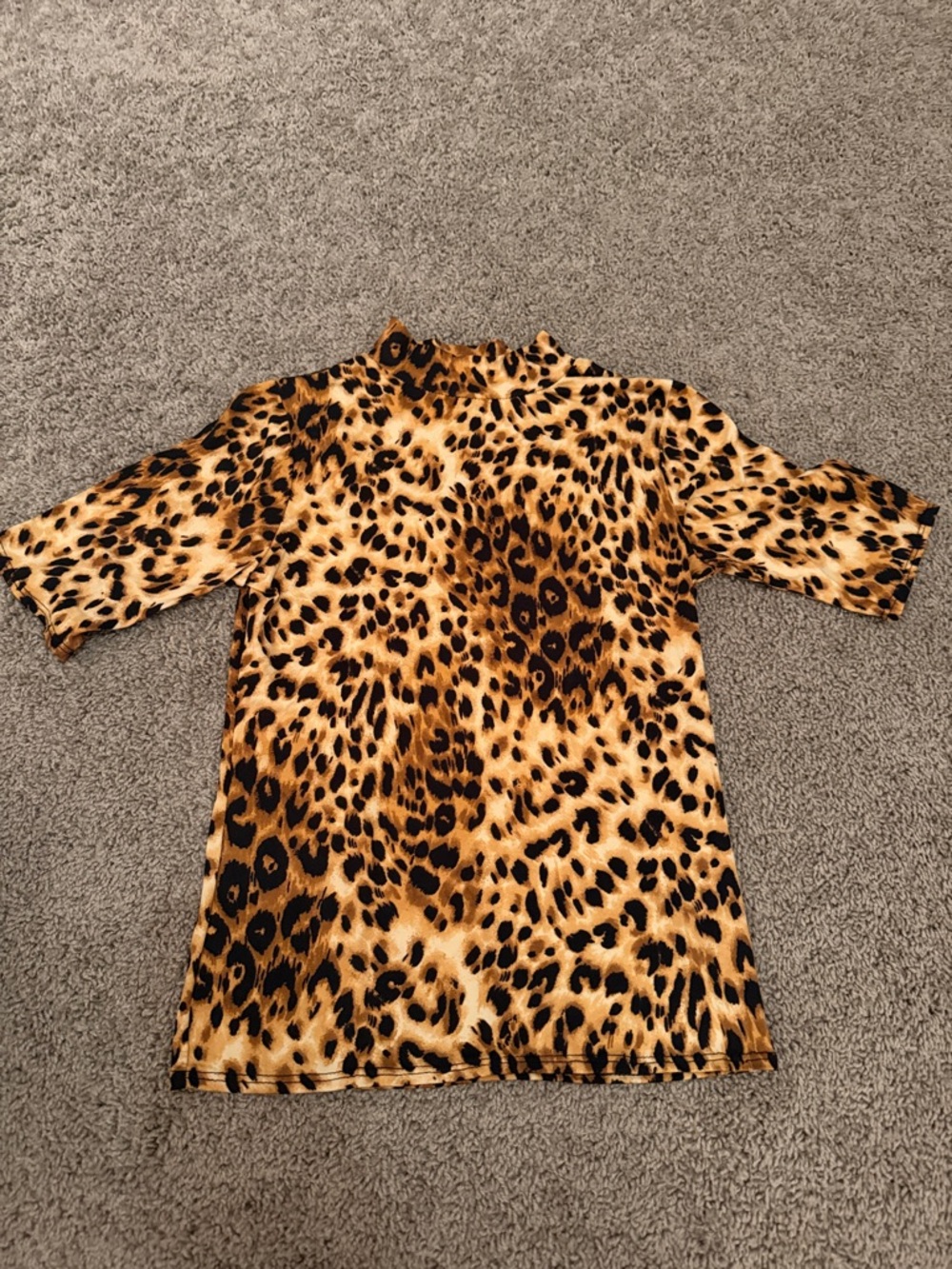 Olivia Rae Leopard Print Top in Gold and Black